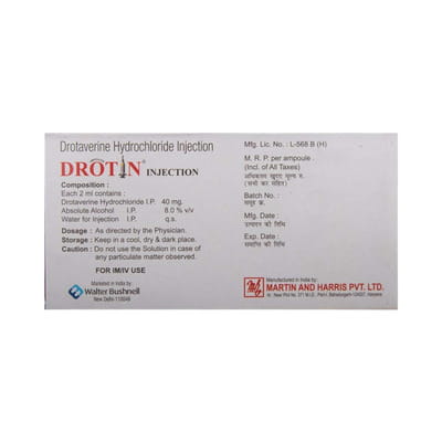 Drotin Ampoule Of 2ml Injection
