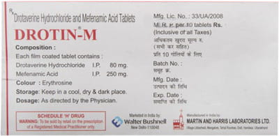 Drotin M Strip Of 8 Tablets