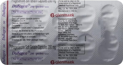 Dubagest 200mg Strip Of 10 Capsules