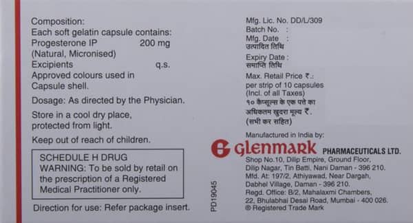 Dubagest 200Mg Strip Of 10 Capsules