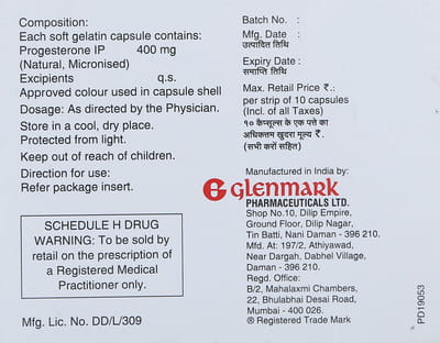 Dubagest 400mg Strip Of 10 Capsules