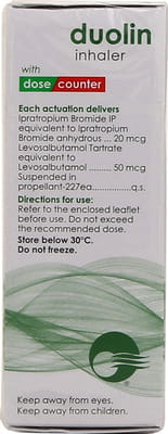 Duolin 20/50mcg Box Of 200md Metered Dose Inhaler