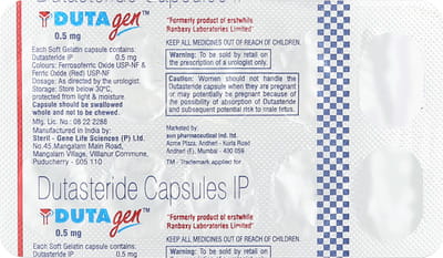 Dutagen 0.5mg Strip Of 10 Capsules