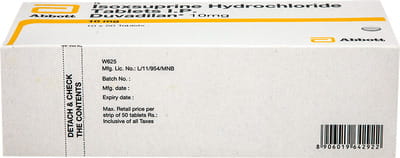 Duvadilan 10mg Strip Of 50 Tablets