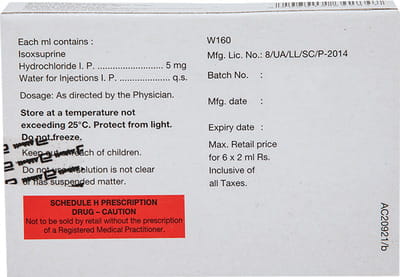 Duvadilan Ampoule Of 2ml Injection
