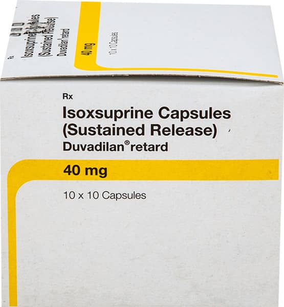 Duvadilan Retard 40mg Strip Of 10 Capsules