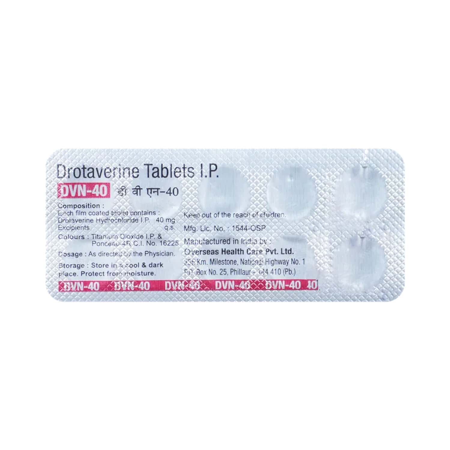 DVN-40 Tablet: Uses, Side Effects, Price, Dosage & More Info - PharmEasy