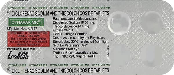 Dynapar Mr 4mg Strip Of 10 Tablets