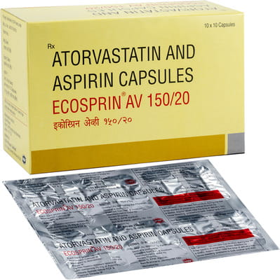 Ecosprin Av 150/20mg Strip Of 10 Capsules