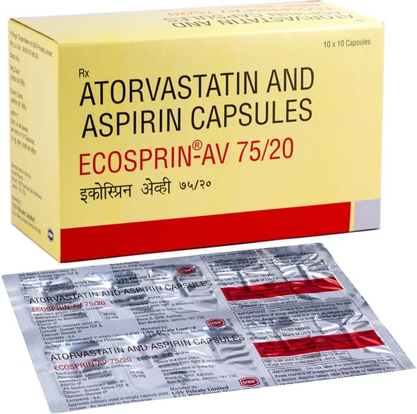 ईकोस्प्रिन एवी 75/20 कैप्सूल