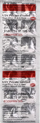 Ecosprin 325mg Strip Of 14 Tablets