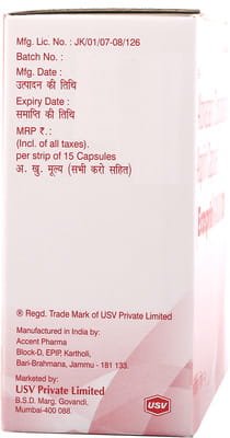 Ecosprin Gold 20mg Strip Of 15 Capsules