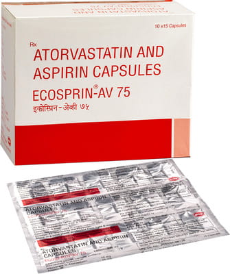 Ecosprin Av 75mg Strip Of 15 Capsules