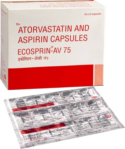 Ecosprin Av 75Mg Strip Of 15 Capsules