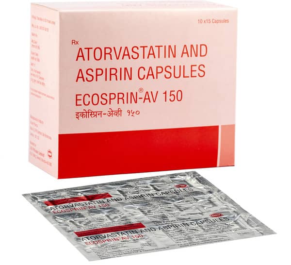 Ecosprin Av 150mg Strip Of 15 Capsules
