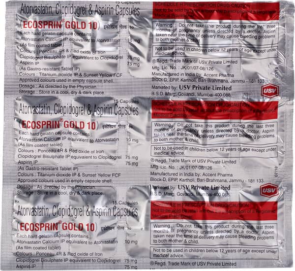 Ecosprin Gold 10 Capsule