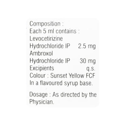 Elriz Xl Bottle Of 30ml Syrup