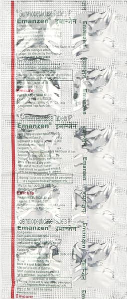 Emanzen 5mg Strip Of 10 Tablets