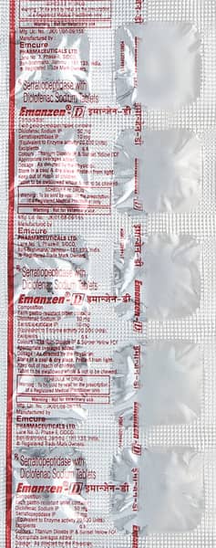 Emanzen D Strip Of 10 Tablets