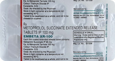 Embeta Xr 100mg Strip Of 10 Tablets