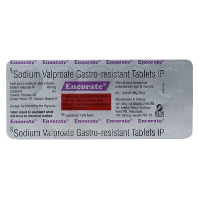 Encorate 200mg Strip Of 10 Tablets