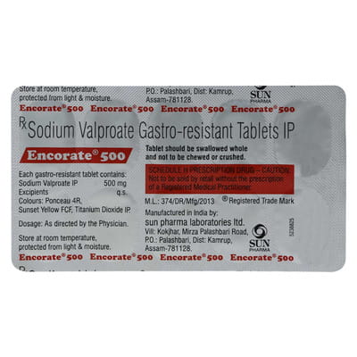 Encorate 500mg Strip Of 10 Tablets