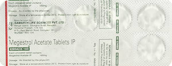 Endace 160mg Strip Of 10 Tablets