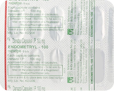 Endometryl 100mg Strip Of 10 Capsules