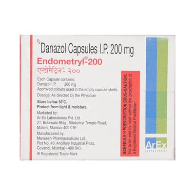 Endometryl 200mg Strip Of 10 Capsules