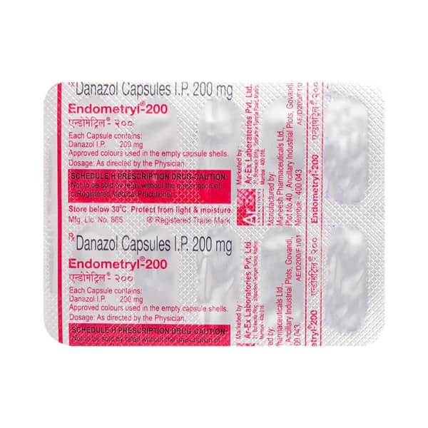 Endometryl 200Mg Strip Of 10 Capsules
