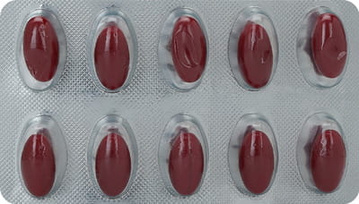 Ensules Plus Strip Of 10 Softgel Capsules (Red)