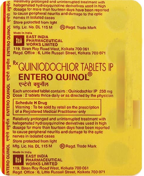 Enteroquinol 250mg Tablet