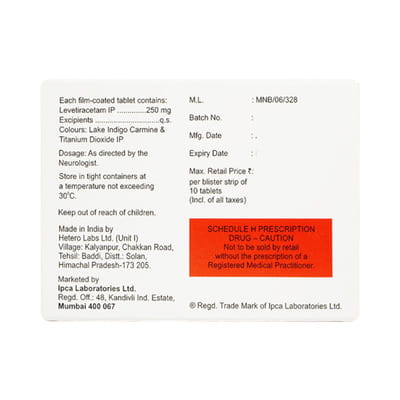 Epictal 250mg Strip Of 10 Tablets