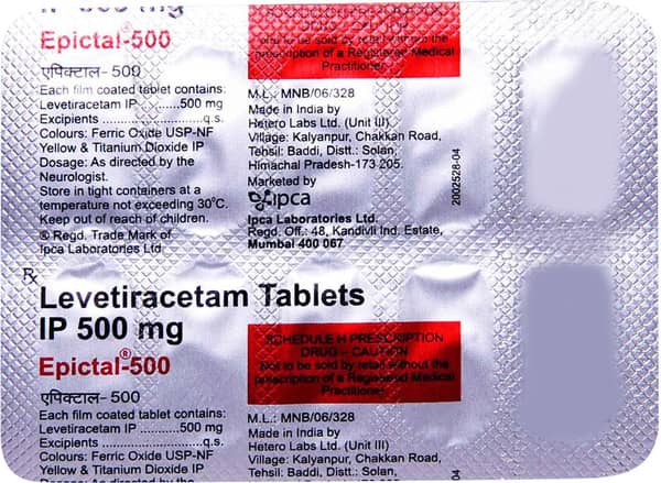 Epictal 500mg Strip Of 10 Tablets