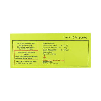 Epitrate Ampoule Of 1ml Injection
