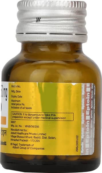 Eptoin 50mg Bottle Of 150 Tablets