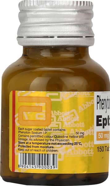 Eptoin 50mg Bottle Of 150 Tablets