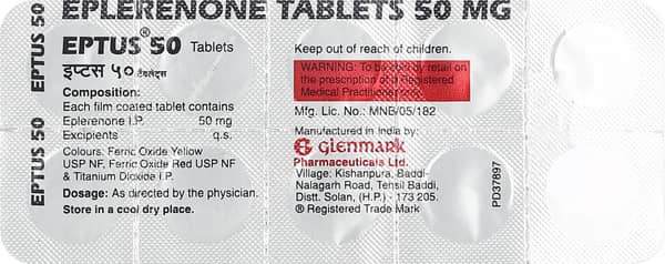 Eptus 50mg Strip Of 10 Tablets