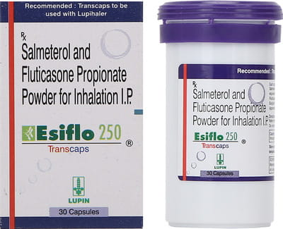 Esiflo 250mcg Box Of 30 Transcaps