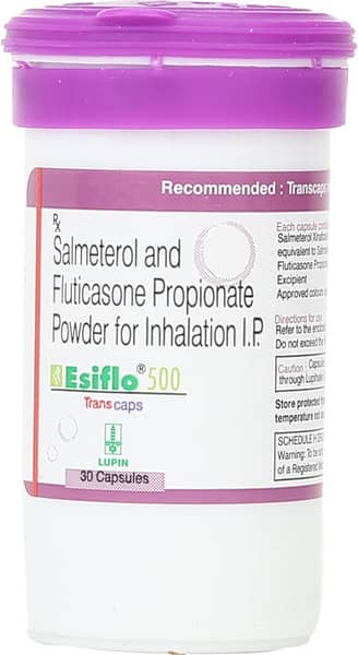 Esiflo 500mcg Box Of 30 Transcaps