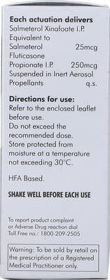 Esiflo 250mcg Packet Of 120md Transhaler