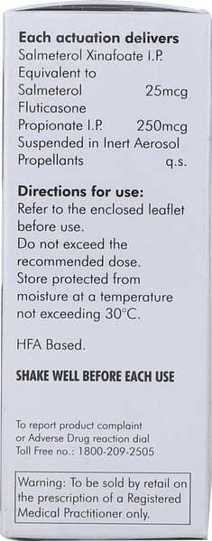 Esiflo 250mcg Packet Of 120md Transhaler