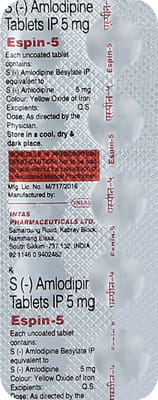 Espin 5mg Strip Of 10 Tablets
