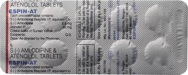 Espin At Strip Of 10 Tablets