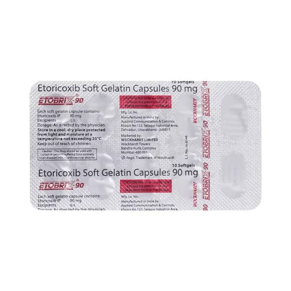 Etobrix 90mg Strip Of 10 Tablets