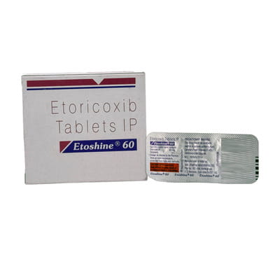 Etoshine 60mg Strip Of 10 Tablets