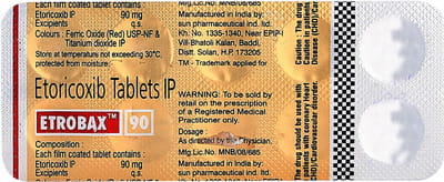 Etrobax 90mg Strip Of 10 Tablets