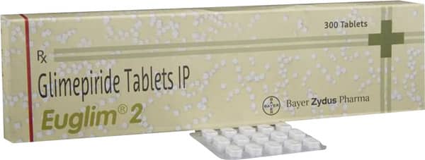 Euglim 2Mg Strip Of 15 Tablets