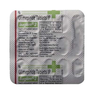 Euglim 2mg Strip Of 10 Tablets