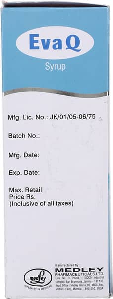 Eva Q Bottle Of 450ml Syrup